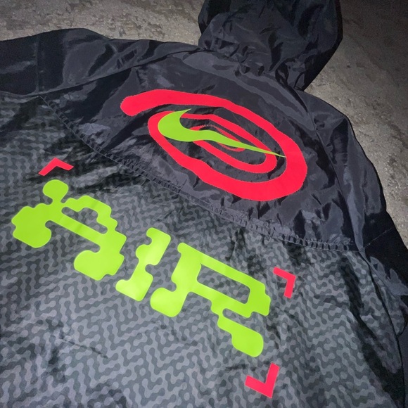 Nike Other - Nike “Catching Air” Black Hoodie Windbreaker Jacket New w/ Tags MSRP: $115